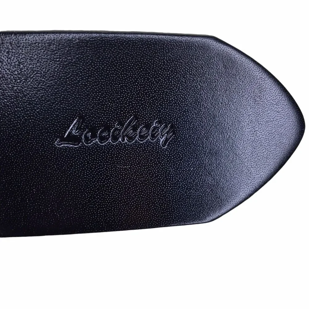 Locikeiy Belt Mens 48 Black Smooth Genuine Leather NWT Classic Core Preppy Dress